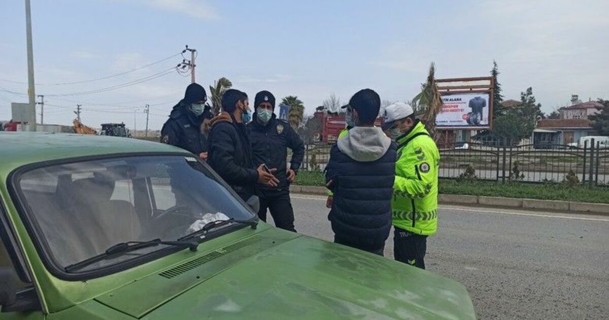 Bafra’ya giriş çıkışlar kontrol altında
