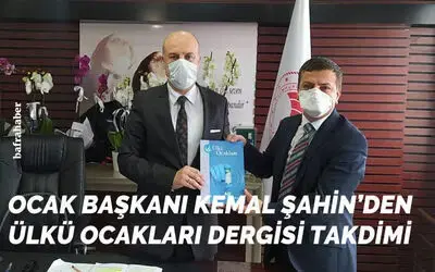 Başkan Şahin’den Ülkü Ocağı Dergisi Takdimi