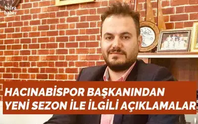 Hacınabispor Yeni Sezona Hazırlanıyor