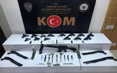 Samsun merkezli suç örgütüne operasyon: 24 gözaltı
