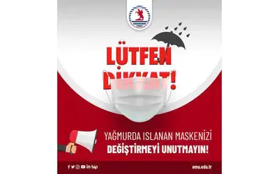 OMÜ Tıp Fakültesi uyardı: “Islak maske koruyucu özelliğini kaybeder”
