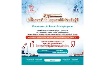 OKA uygulamalı e-ihracat danışmanlık desteği başvuruya açıldı

