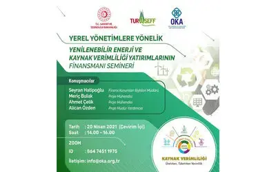 "Yenilenebilir Enerji ve Kaynak Verimliliği Yatırımlarının Finansmanı Seminerleri" başlıyor
