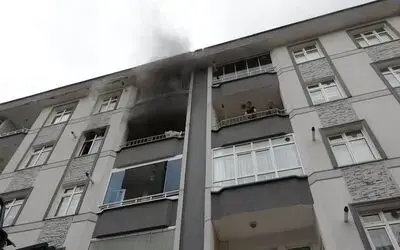Samsun’da buzdolabından yangın çıktı
