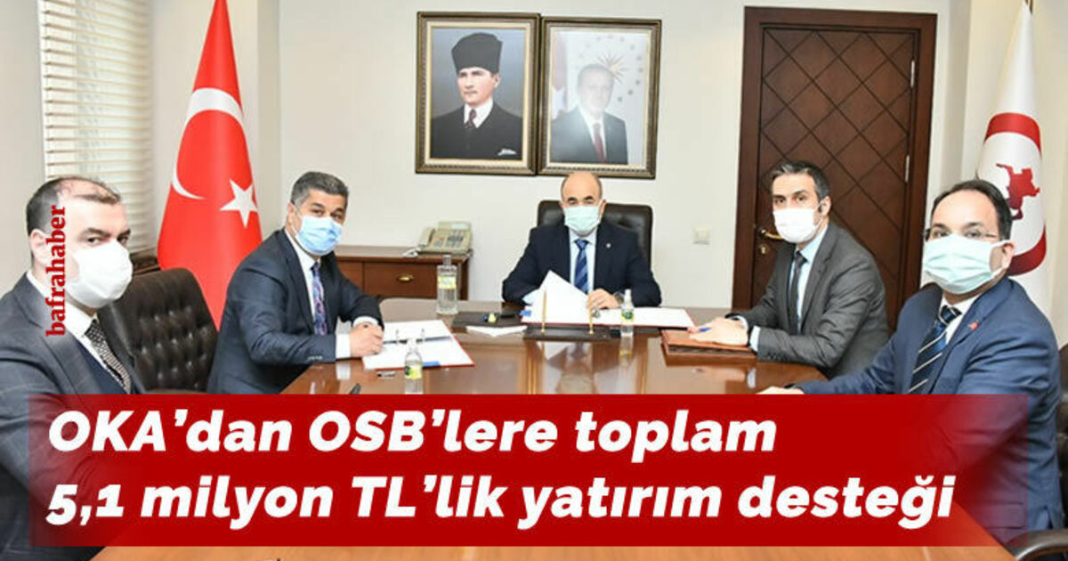 OKA’dan OSB’lere 5,1 milyon TL’lik yatırım desteği