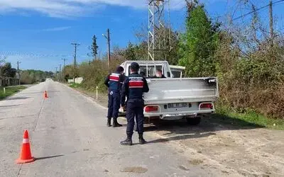 Samsun’un çok riskli ilçesinde jandarmadan sıkı takip
