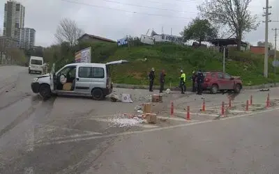 Samsun’da trafik kazası: 2 yaralı
