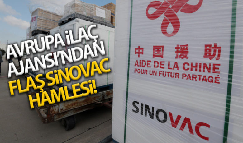 Avrupa İlaç Ajansı, Çin aşısıSinovac'ın ön değerlendirme sürecini başlattı - Avrupa İlaç Ajansı’nın insan ilaçları komitesi, Çin şirketi Sinovac tarafından geliştirilen Covid-19 aşısının ön değerlendirme sürecini başlattı.