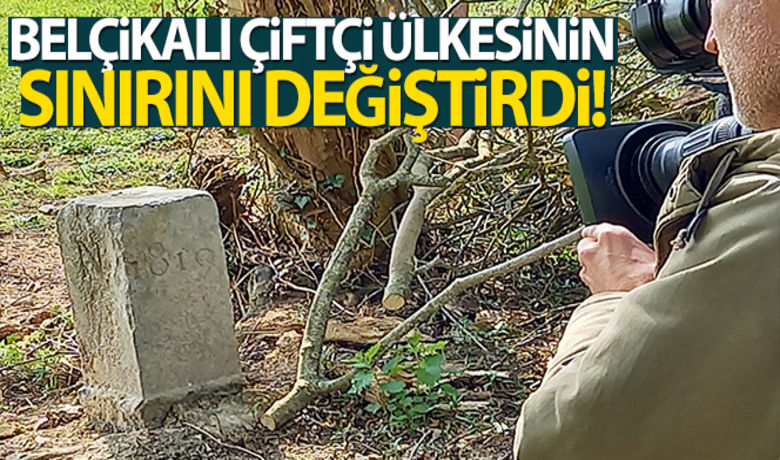 Belçikalı çiftçi ülkesinin sınırını değiştirdi - Belçika'daki bir çiftçi ülkesinin Fransa ile sınırını belirleyen taşı, traktör rotasına denk geldiği gerekçesiyle değiştirdi. Çiftçinin yaptığı değişiklik ile Belçika, 2.29 metre daha genişlerken Fransa ise küçüldü.