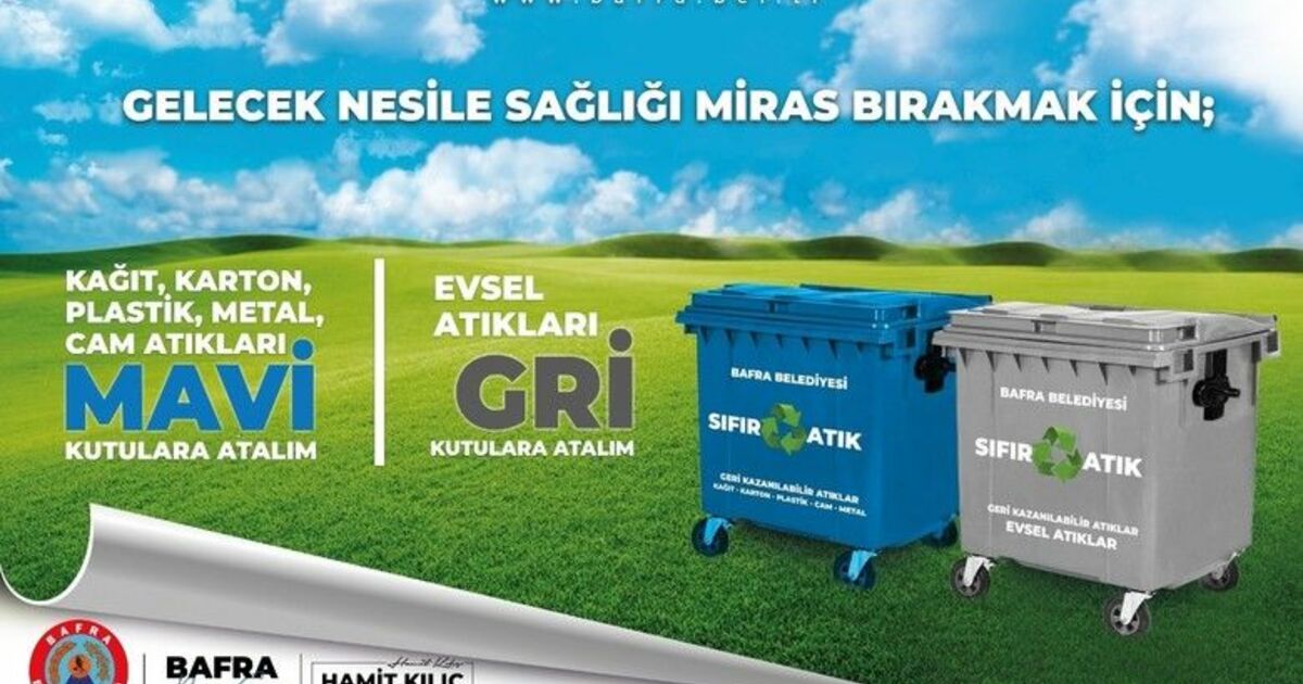 Bafra’da 10 farklı bölgeye "Mobil Atık Merkezi" kurulacak