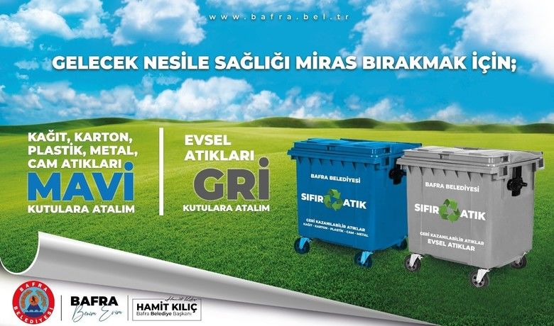 Bafra’da 10 farklı bölgeye"Mobil Atık Merkezi" kurulacak - Samsun Bafra Belediyesi “Sıfır Atık Projesi” kapsamında 10 farklı bölgeye "Mobil Atık Merkezi" kuracak.