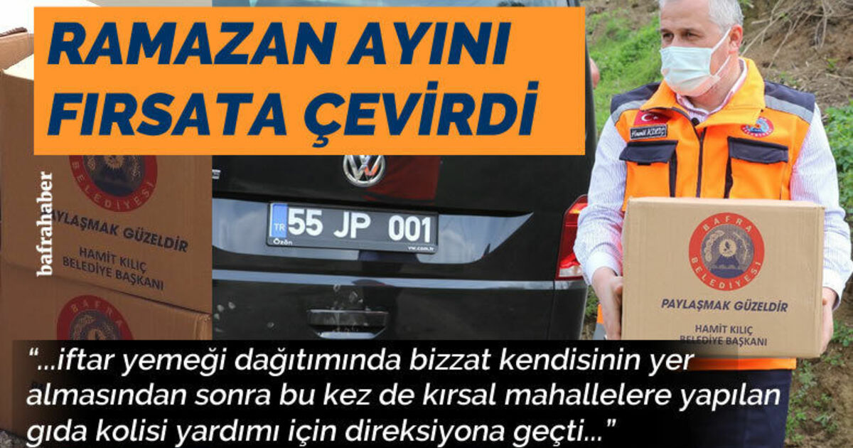 Başkan Hamit Kılıç Ramazan ayını fırsata çevirdi