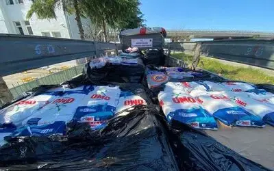 Samsun’da 11 ton faturasız taklit temizlik malzemesi ele geçirildi

