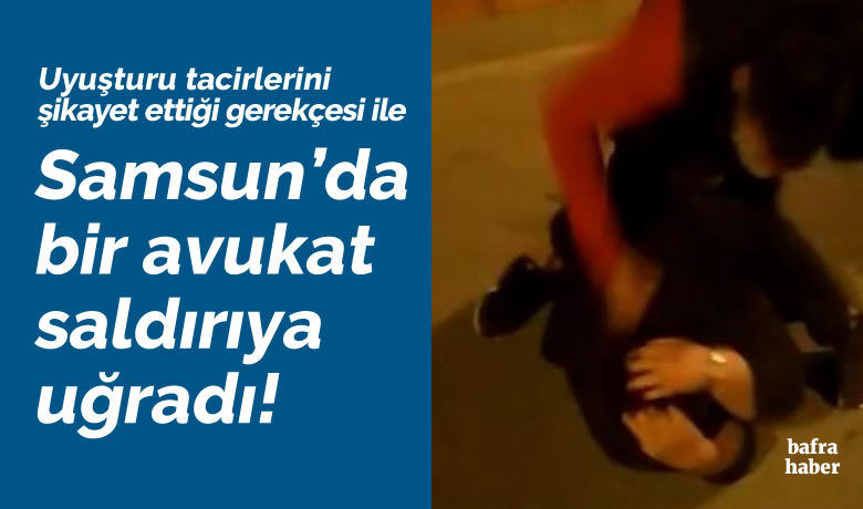 Avukata sokak ortasında saldırı dehşeti kamerada
