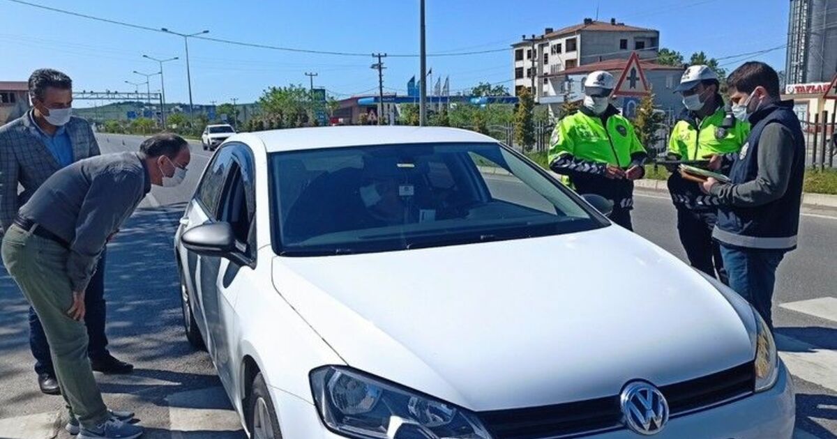 Kaymakam Ertürkmen’den bayram öncesi yol denetimi
