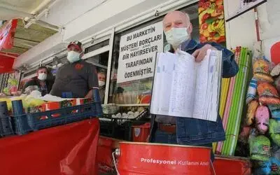 Samsun’da gizemli hayırsever 100 kişinin veresiye borcunu kapattı
