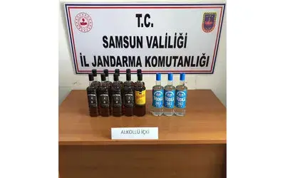Kaçak içki ele geçirildi
