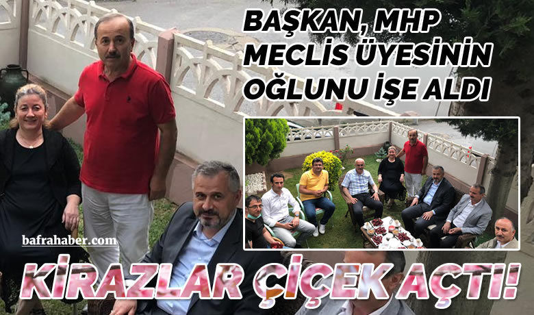 Başkan, Mhp Meclis Üyesinin Oğlunu İşe Aldı - Bafra Belediye Başkanı Hamit Kılıç, MHP Meclis üyesinin oğlunu Bafra Belediyesinde işe aldı. 