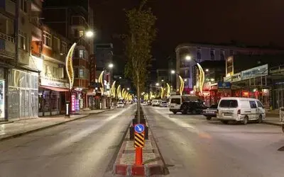 Alaçam Caddesi görsel dokunuşla ışıl ışıl