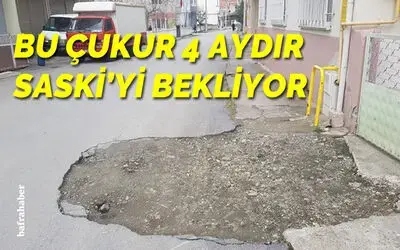 Bu Çukur 4 Aydır Saski’yi Bekliyor