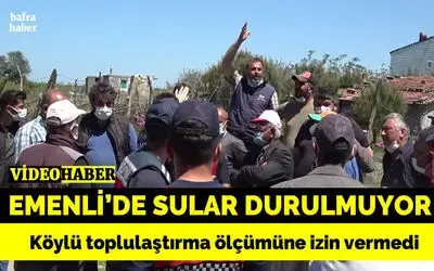 Köylü Toplulaştırma Ölçümüne İzin Vermedi