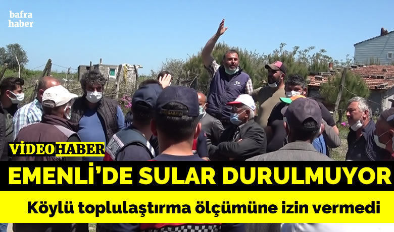 Köylü Toplulaştırma Ölçümüne İzin Vermedi