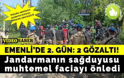 Jandarmanın sağduyusu muhtemel faciayı önledi