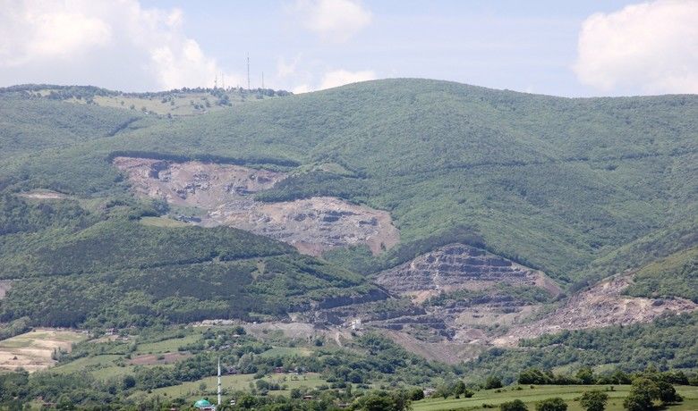 Kocadağ’da can sıkan görüntü
