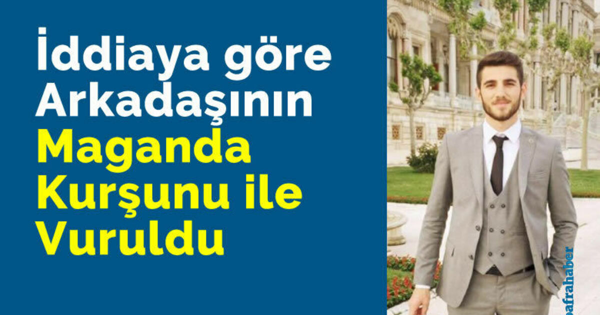 Bafra'da havaya rastgele ateş eden maganda arkadaşını vurdu