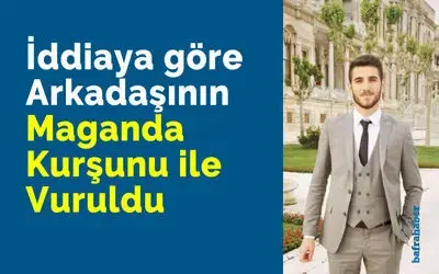 Bafra'da havaya rastgele ateş eden maganda arkadaşını vurdu