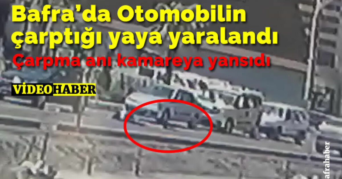 Otomobilin çarptığı yaya yaralandı