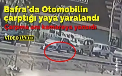 Otomobilin çarptığı yaya yaralandı