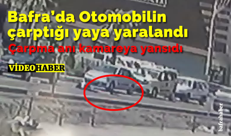Otomobilin çarptığı yaya yaralandı