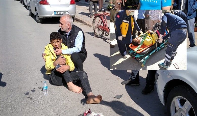 Otomobil İle Motosiklet Çarpıştı: 1 Yaralı 