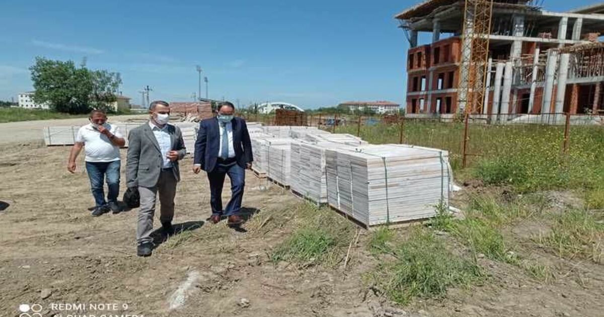 Bafra Hükümet Konağı inşaatı devam ediyor