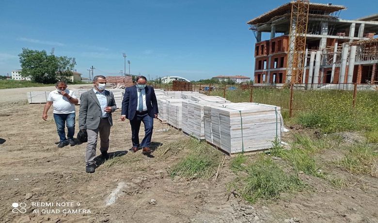 Bafra Hükümet Konağı inşaatı devam ediyor