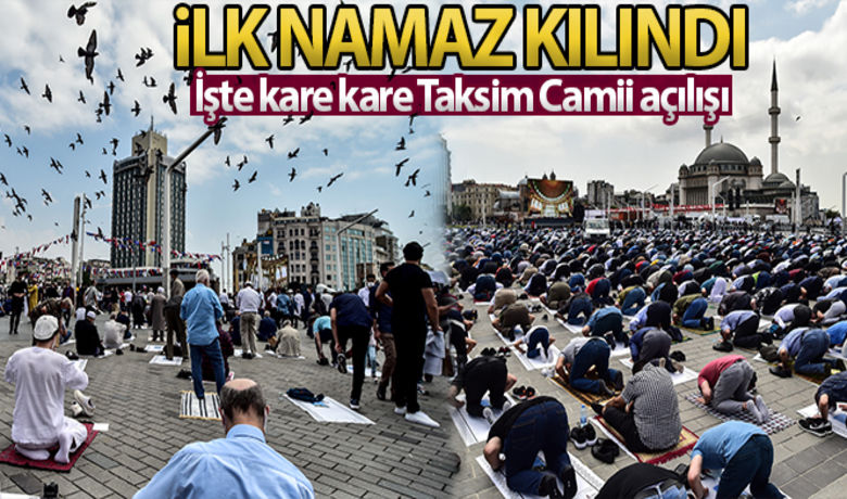 Taksim Camii'nde ilk namaz kılındı - Taksim Camii`nde Cumhurbaşkanı Recep Tayyip Erdoğan'ın katılımıyla ilk namaz kılındı. Namazı Diyanet İşleri Başkanı Ali Erbaş, kıldırdı.