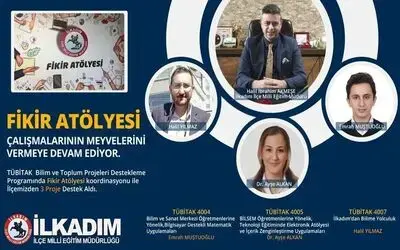 Fikir Atölyesi TÜBİTAK’ta 3’te 3 yaptı

