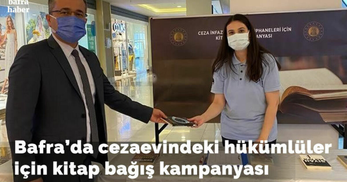Bafra’da cezaevindeki hükümlüler için kitap bağış kampanyası