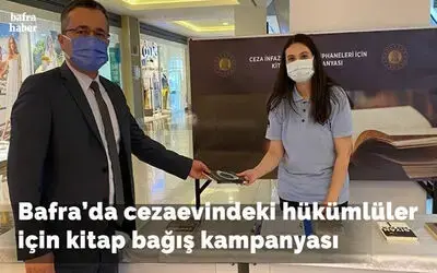 Bafra’da cezaevindeki hükümlüler için kitap bağış kampanyası