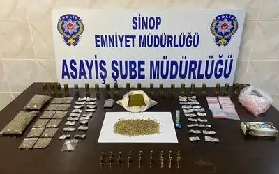 Sinop İl Emniyet Müdürlüğü’nden narkotik operasyonu
