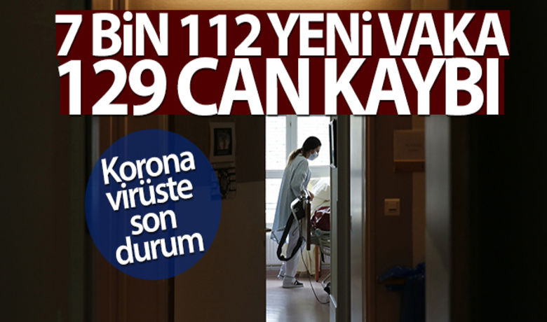 Türkiye'de son 24 saatte7.112 koronavirüs vakası tespit edildi - Sağlık Bakanlığı, son 24 saatte 129 kişinin korona virüsten hayatını kaybettiğini, 7 bin 112 yeni vaka sayısının olduğunu açıkladı.