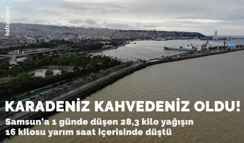 Karadeniz’in rengi değişti