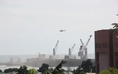 Dünya Çevre Günü’nde Samsun Limanı toz duman
