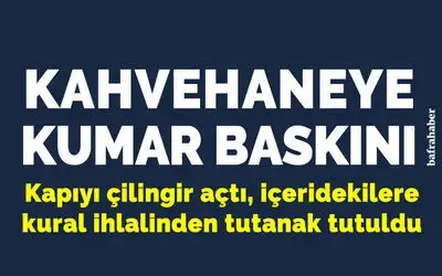 Yasağı ihlal eden 10 kişiye tutanak