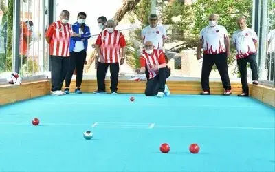 Huzurevinde ‘Bocce’ heyecanı
