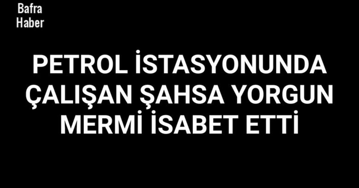 Yorgun mermi isabet eden şahıs yaralandı