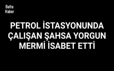 Yorgun mermi isabet eden şahıs yaralandı