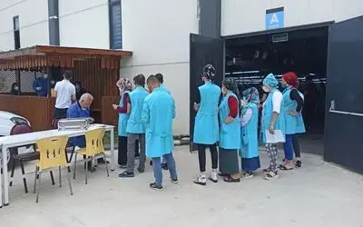 Bafra’da OSB’lerde çalışanlara aşı

