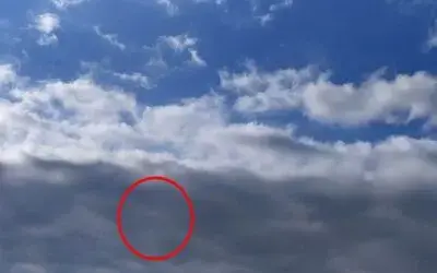 UFO sanıldı, meteoroloji balonu çıktı

